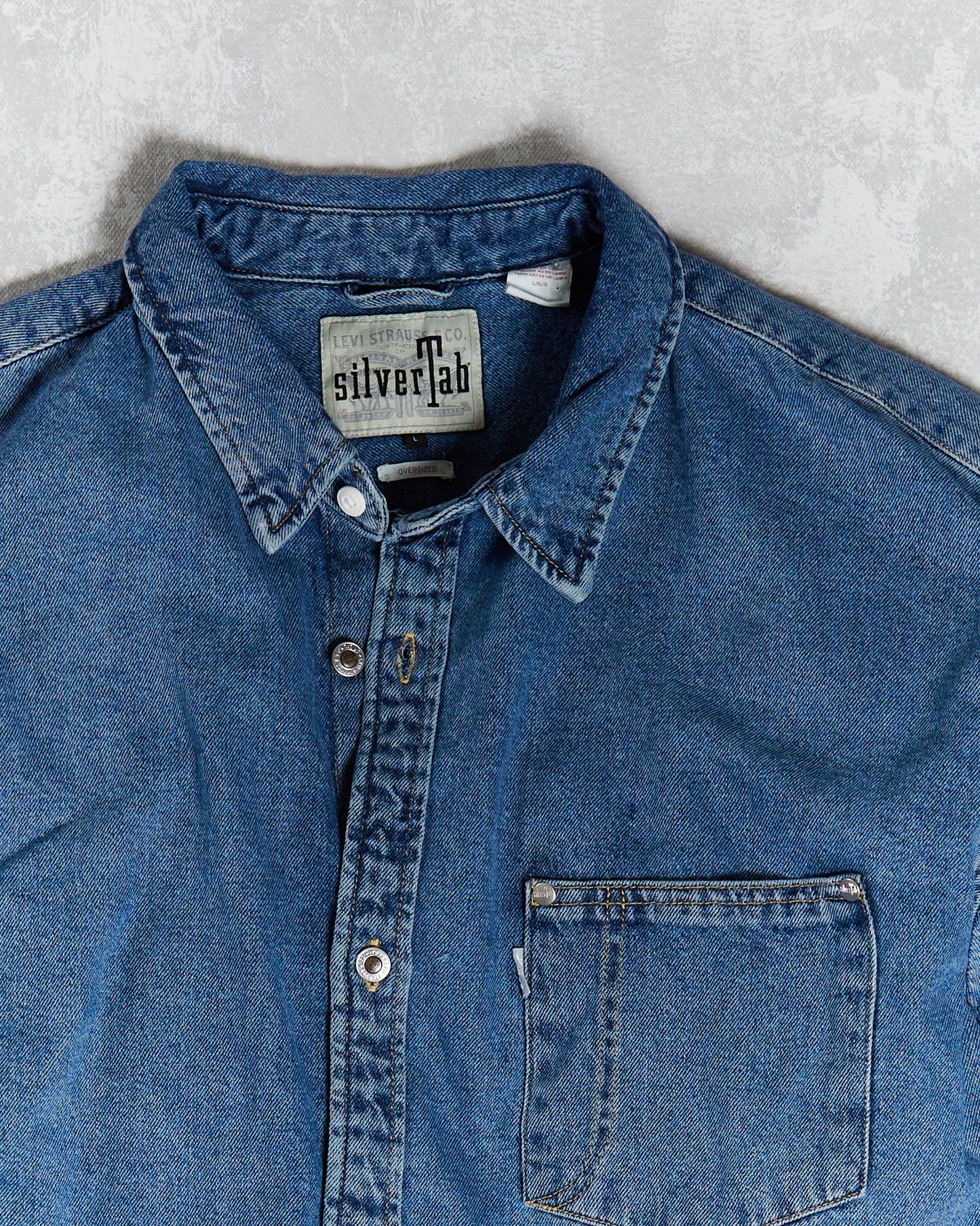 Levis Silver Tab Denim Shirt (Large)