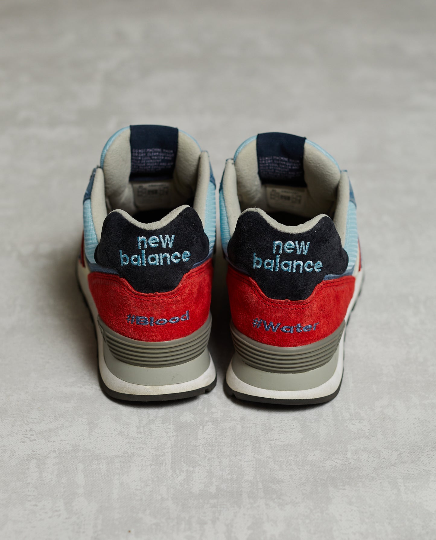 New Balance US574M1 (8.5) blue black red