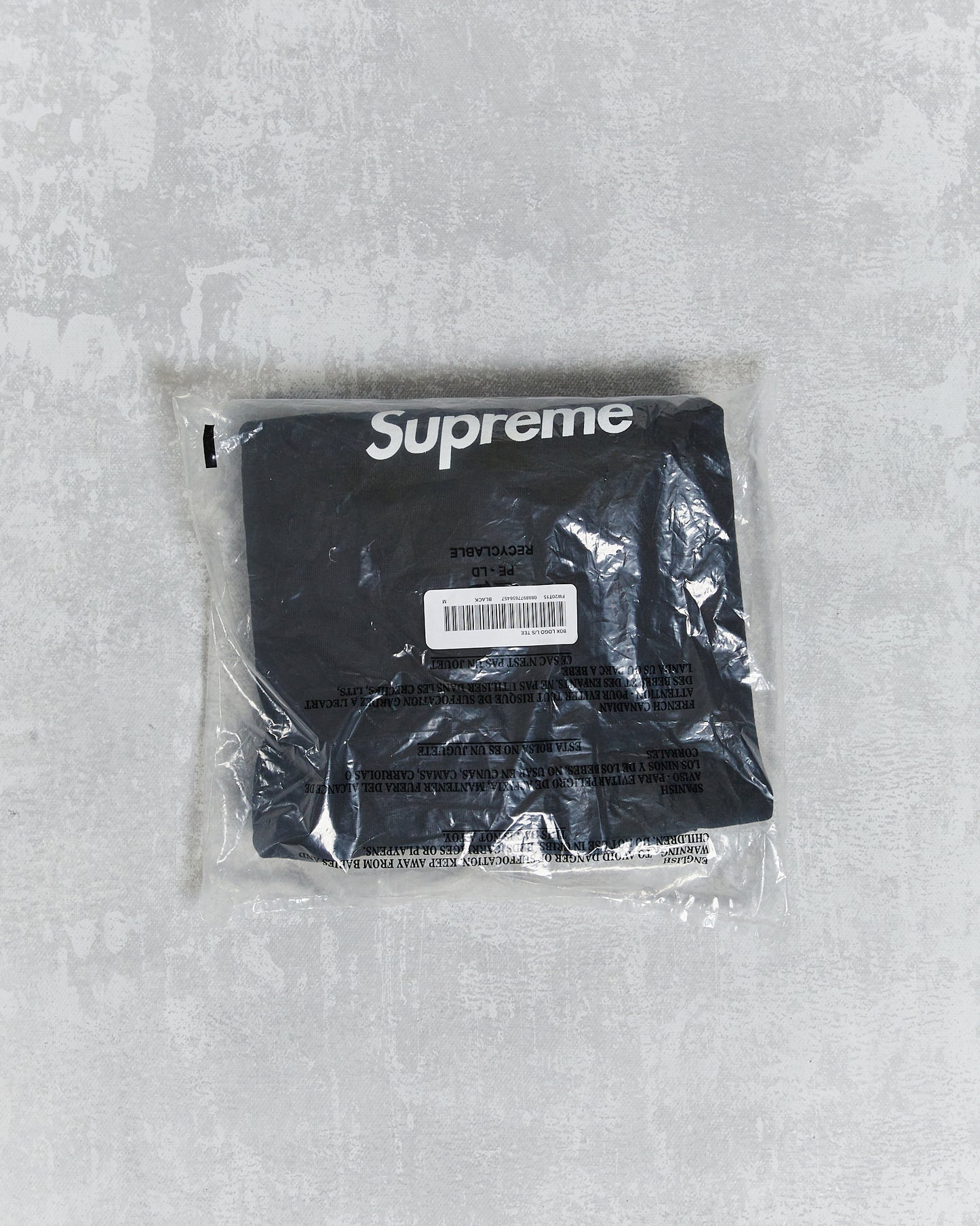 Supreme FW20 Box Logo Long Sleeve Tee (Medium)