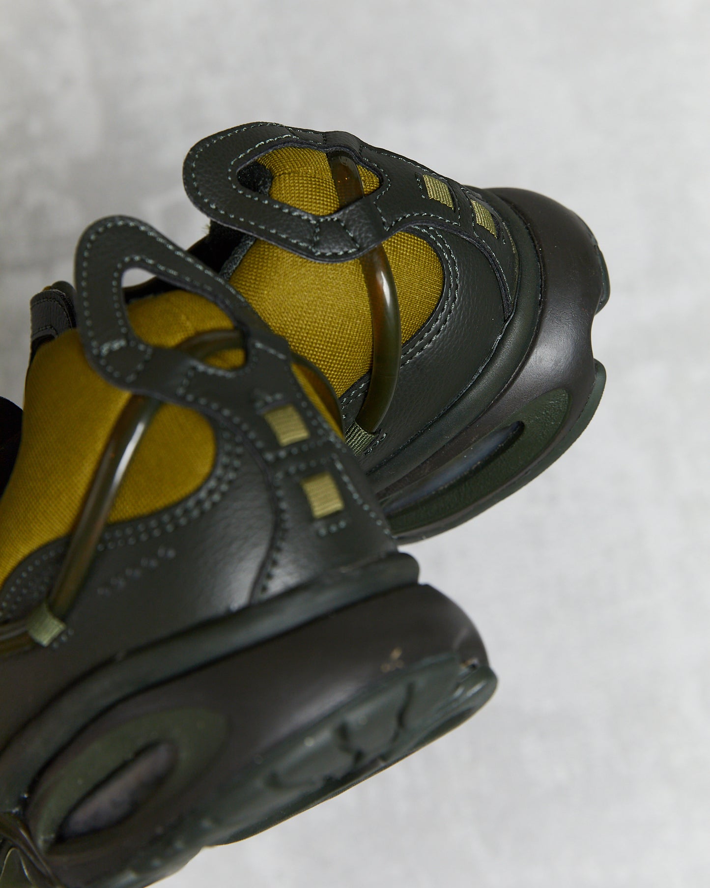 Nike Air Kukini "Pilgrim" green slip on sneakers