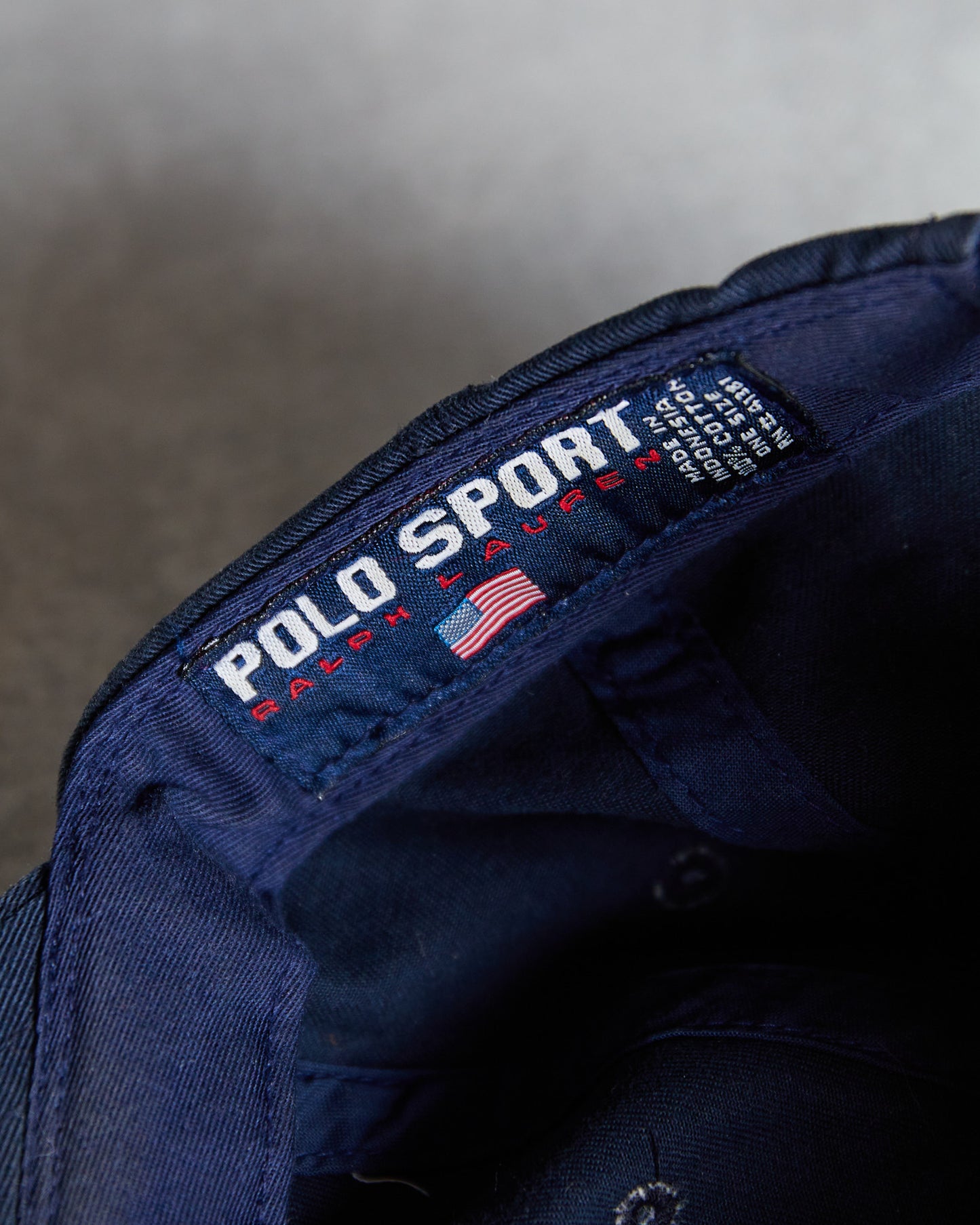 Vintage Ralph Lauren Polo Sport Hat navy