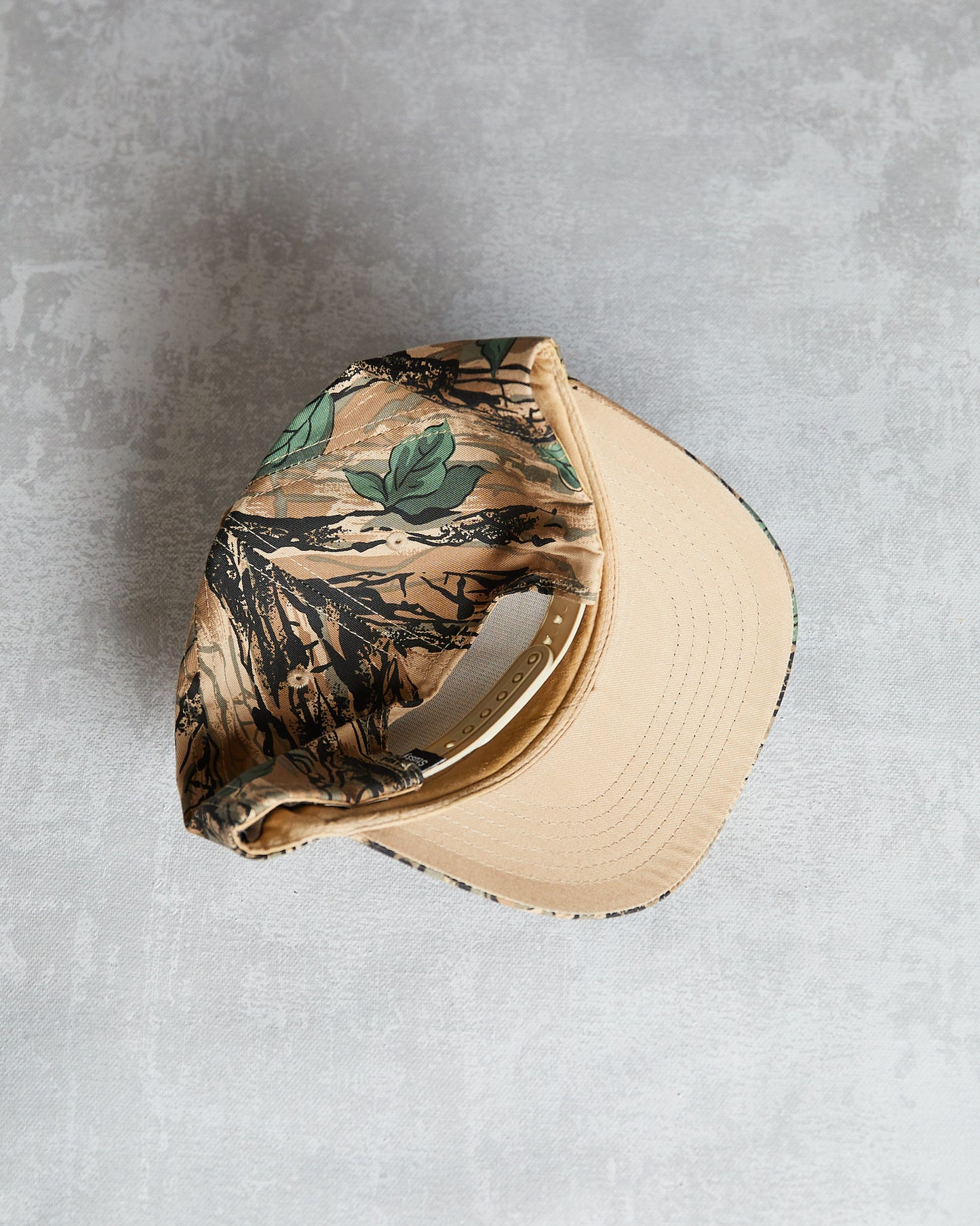 Vintage Stussy Big Block Camo Hat