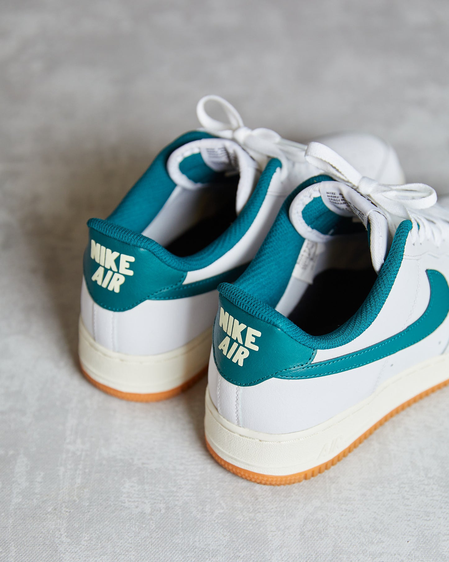 Nike by you Air Force 1 one 8.5 white green sail