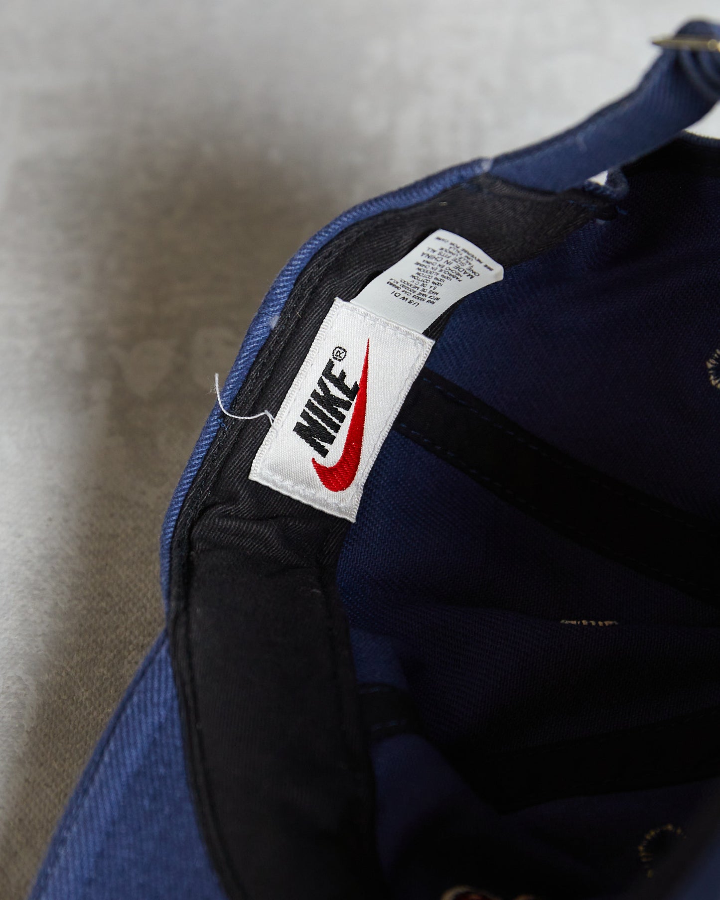 Vintage Nike Script Hat blue