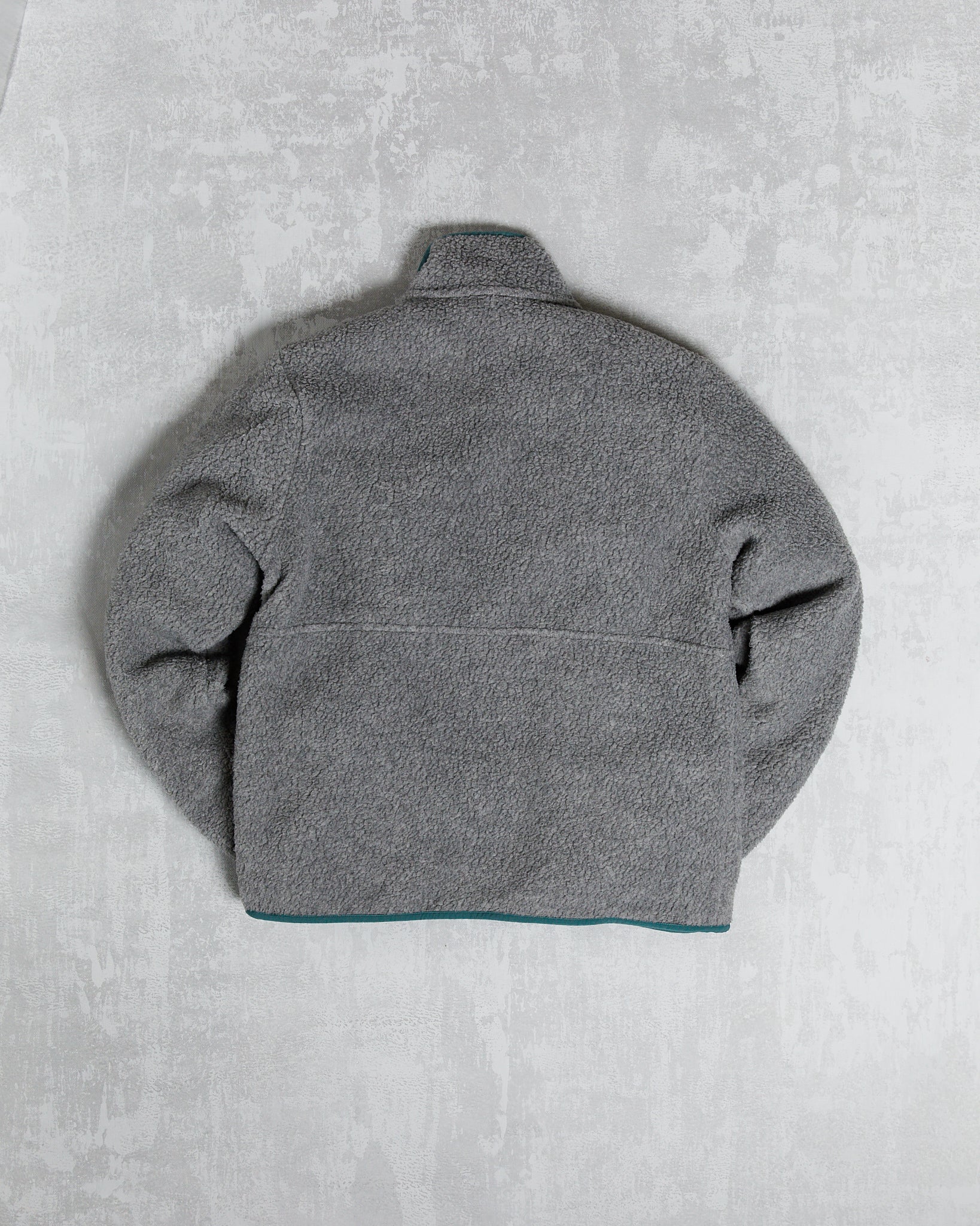 Grey fleece zip up jacket