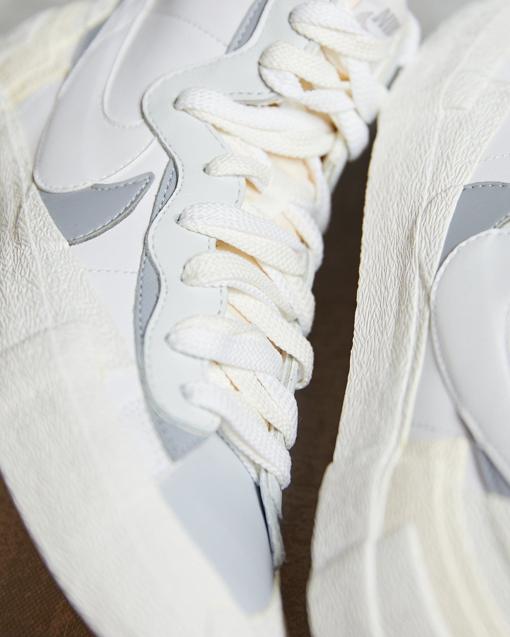 Nike Blazer x Sacai grey white