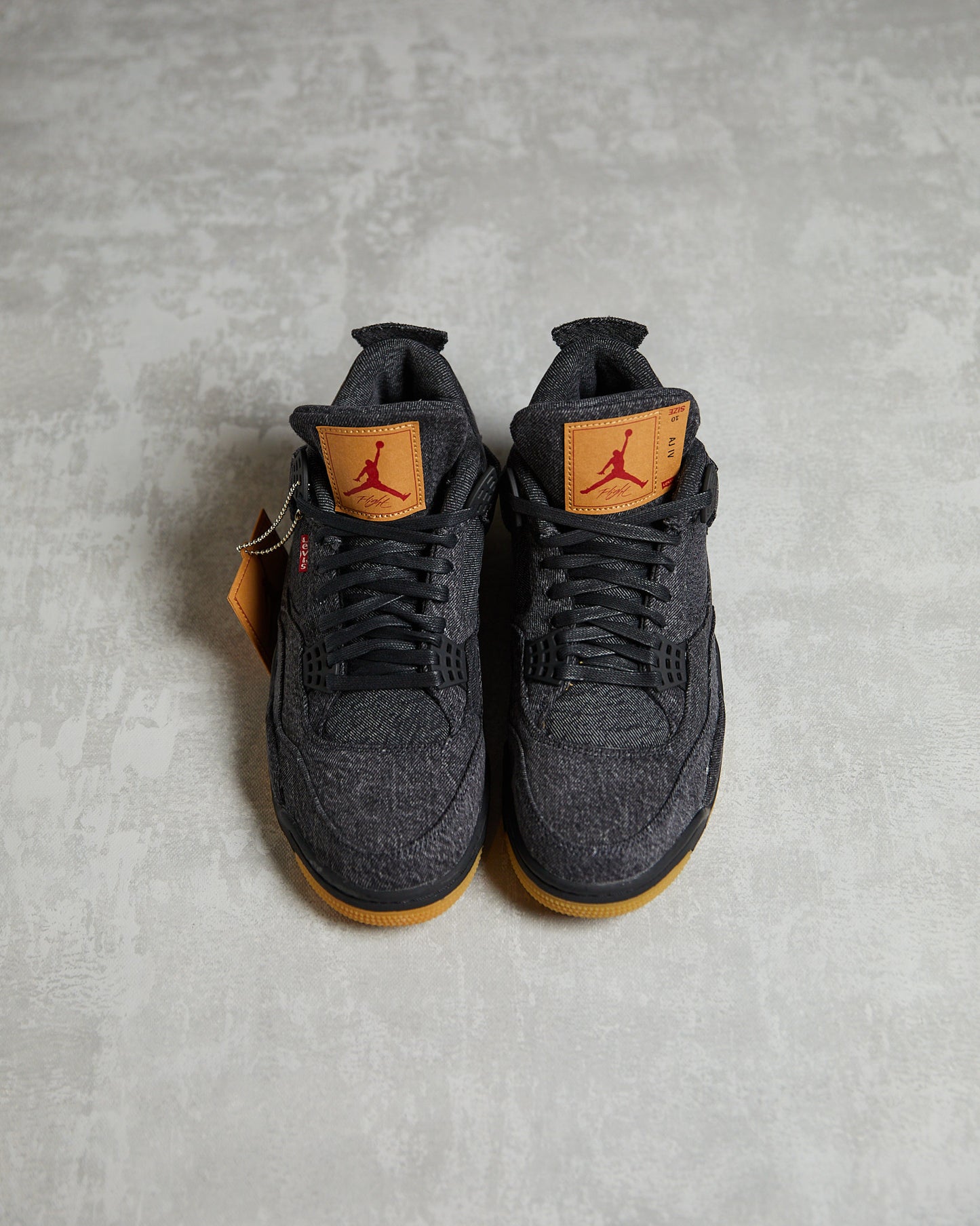 Jordan IV x Levis black