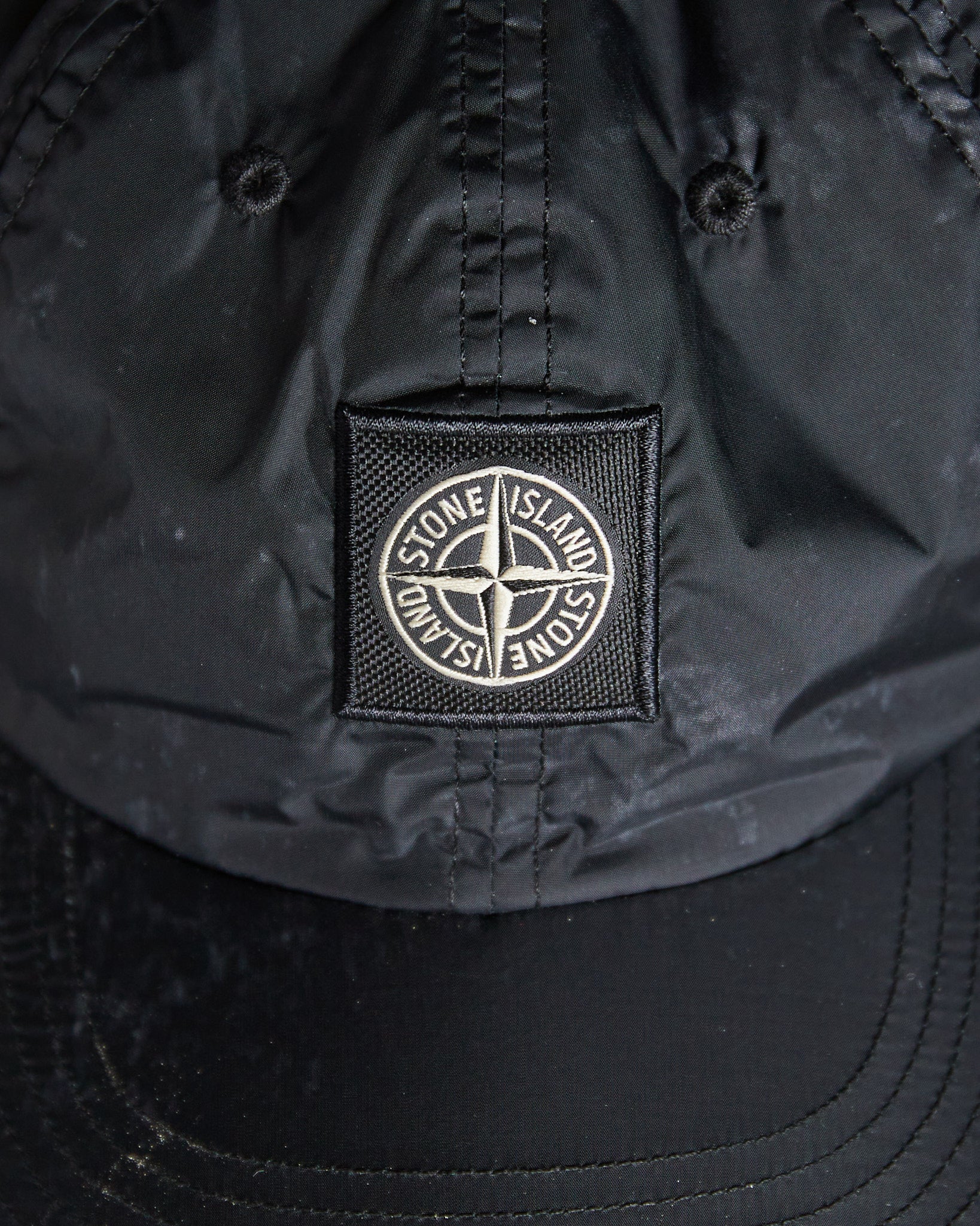 Stone Island x Supreme Nylon 6 Panel Badge Hat NEW YORK NUTJOB