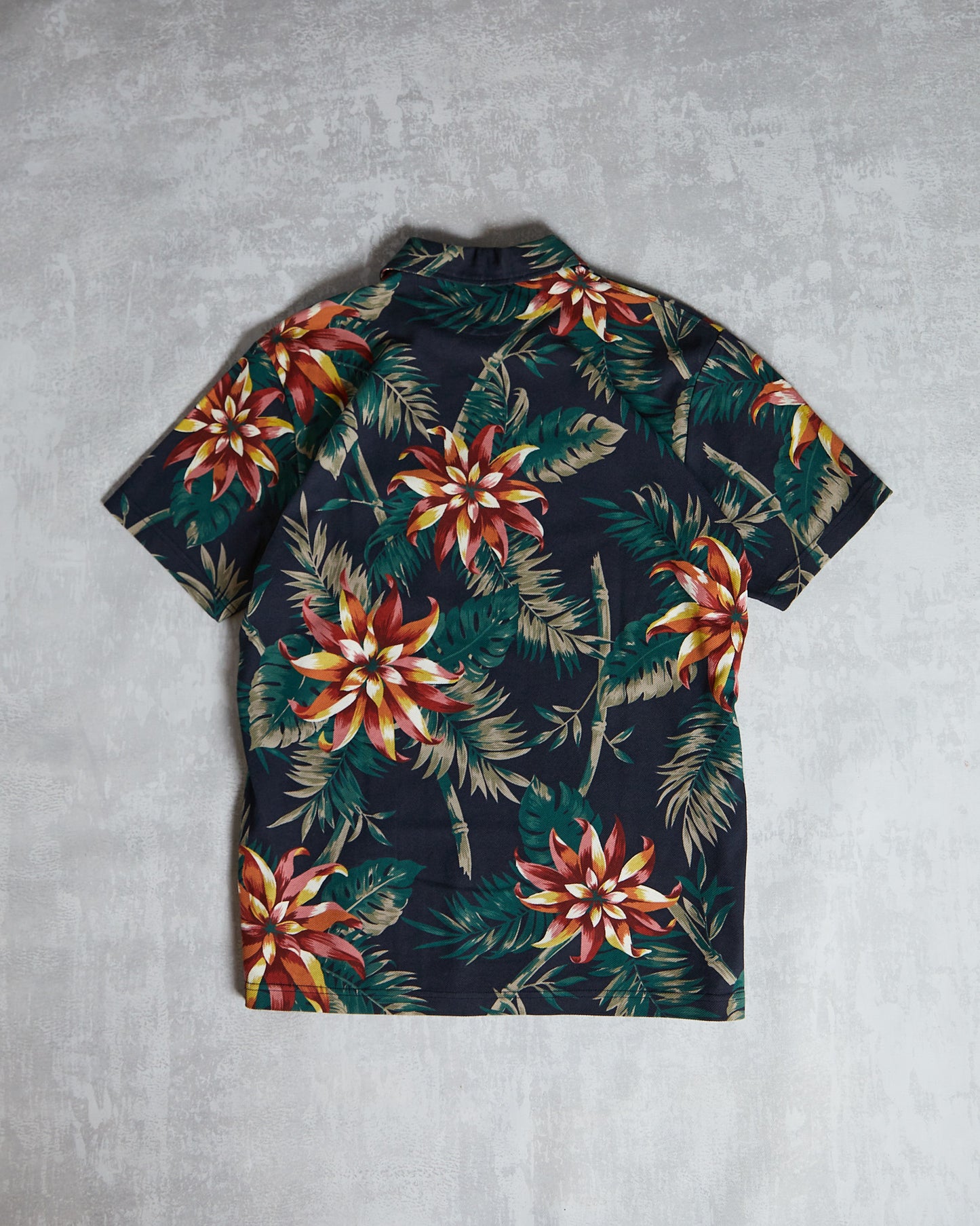 Supreme Floral Polo 2012 (Large) navy
