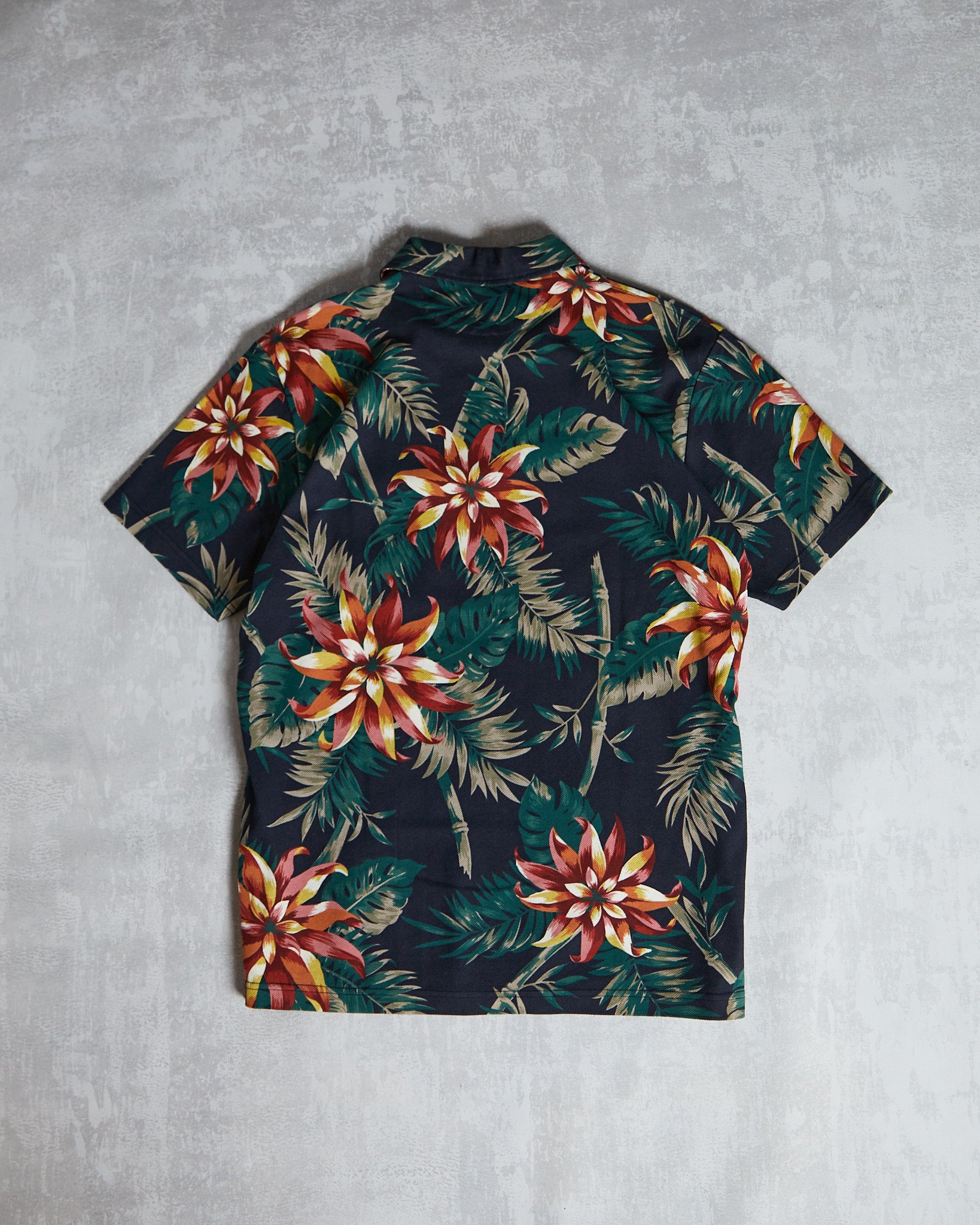 Supreme Floral Polo 2012 (Large) navy