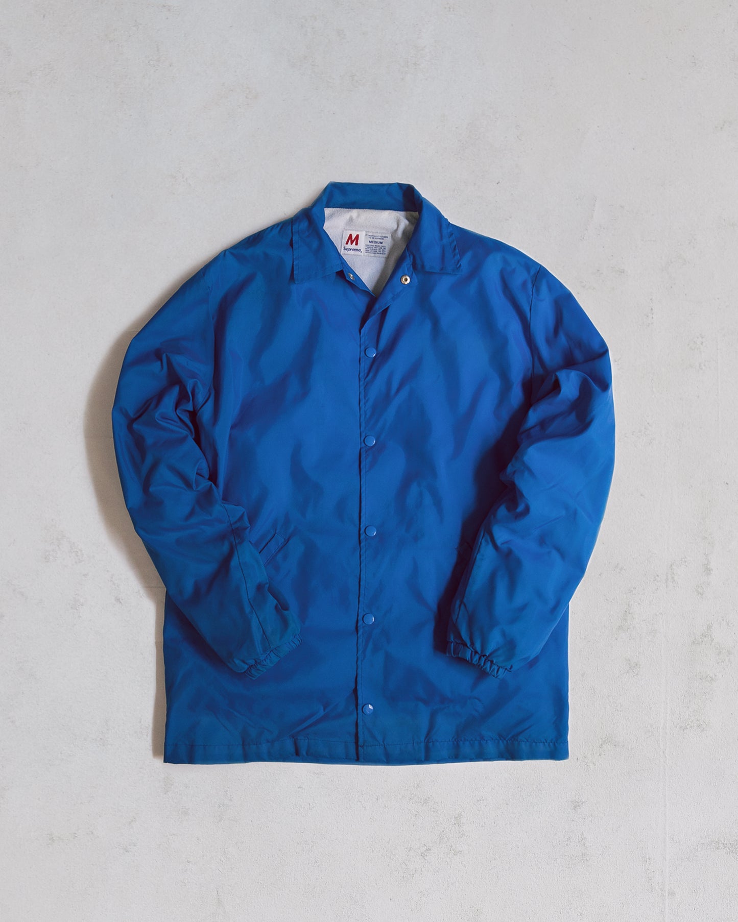 Vintage Supreme Coach Jacket blue orange Knicks Mets