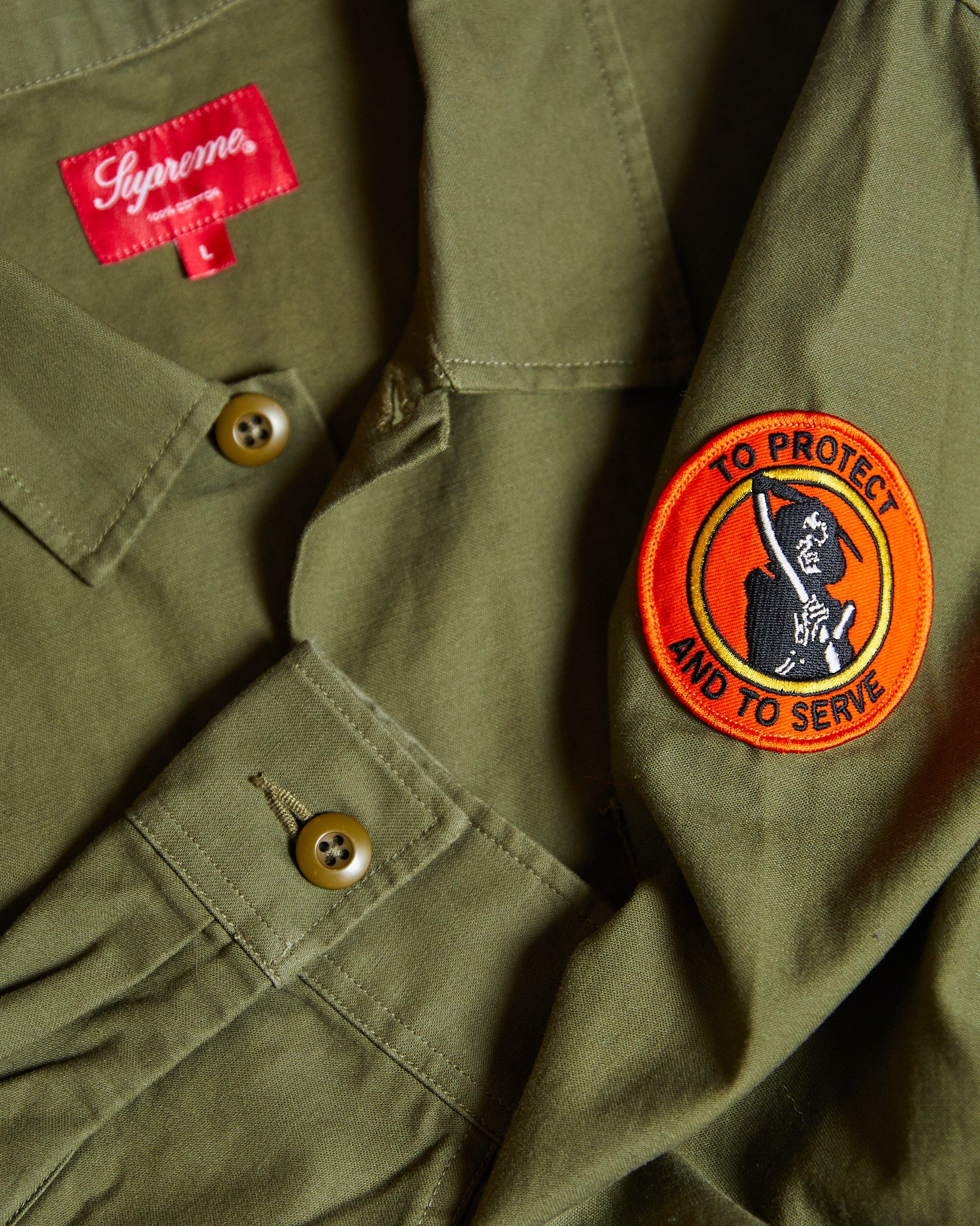 Supreme Army Military Jacket green
