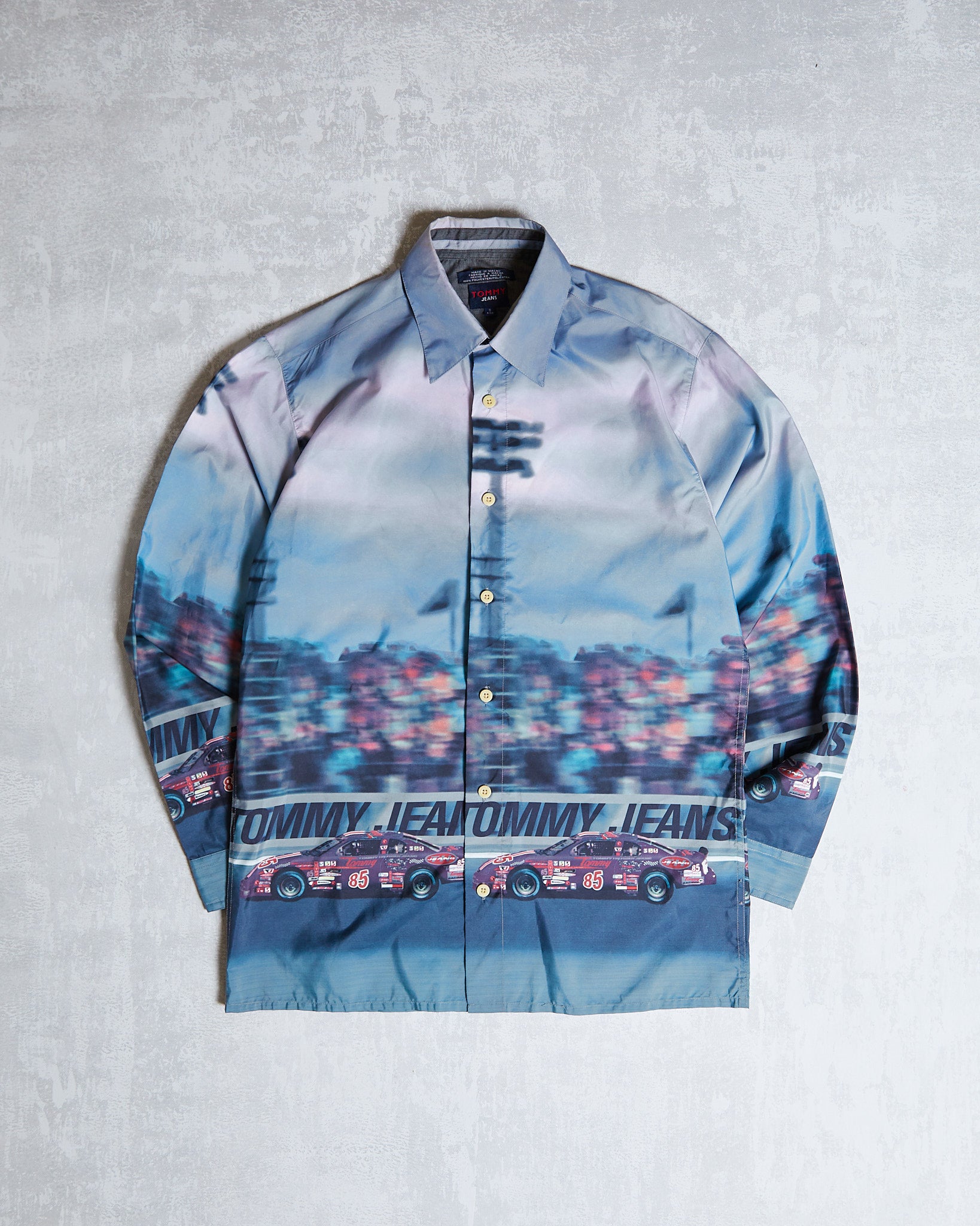 Vintage Tommy Hilfiger Race Shirt blue