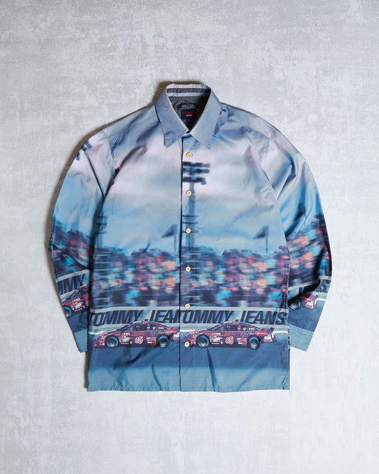 Vintage Tommy Hilfiger Race Shirt blue