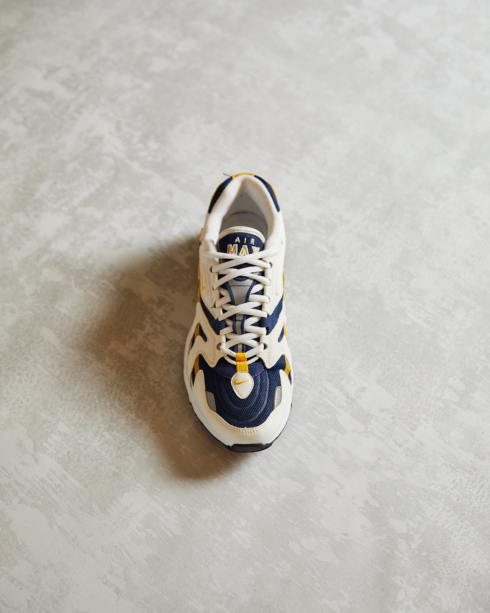 Nike Air Max 96 II 20th Anniversary Goldenrod Navy white yellow